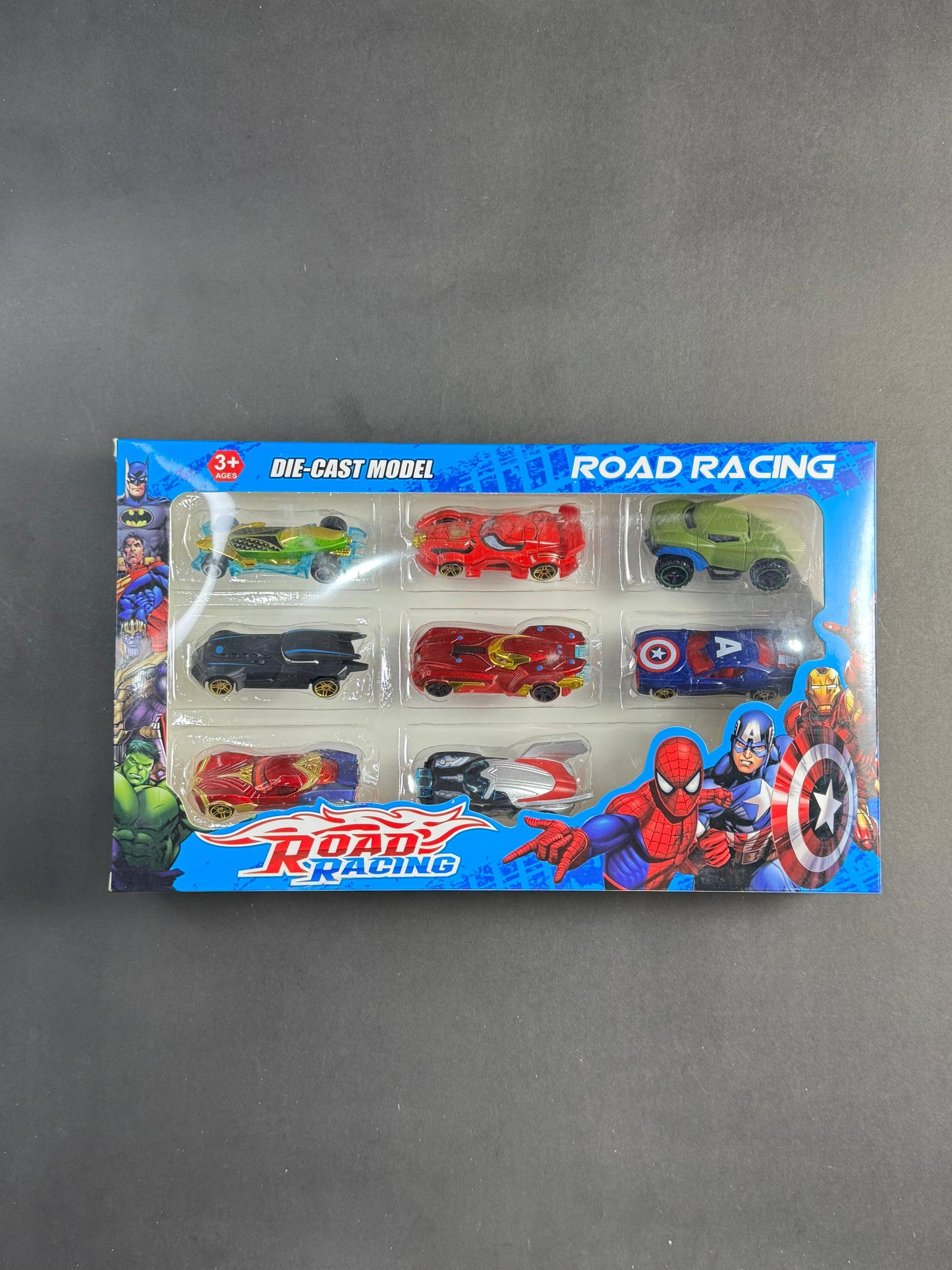 Avengers Road Racing Car Set (8-Pack)