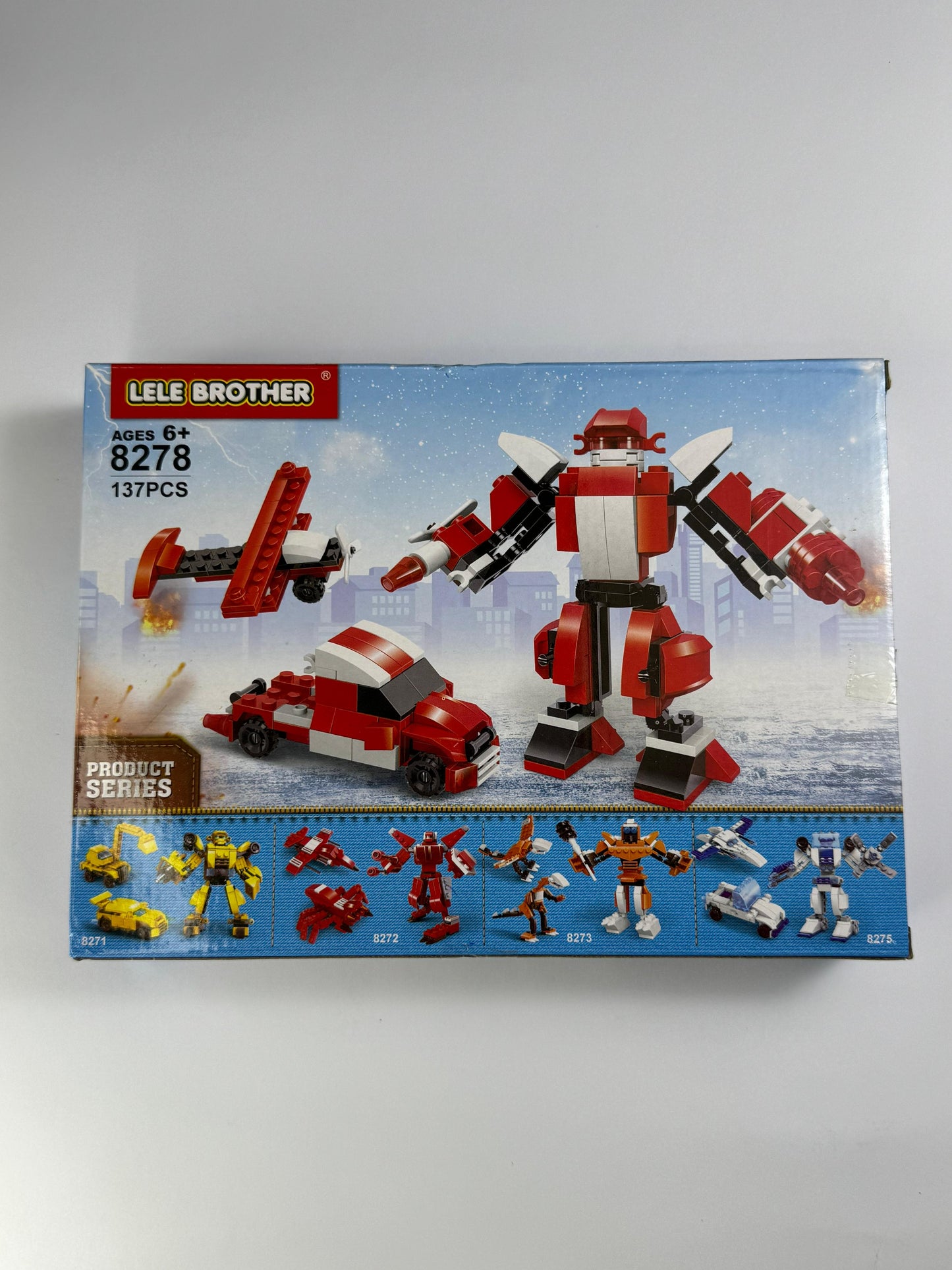 🤖 3-in-1 Transforming Robot Builder Set (137 Pieces)
