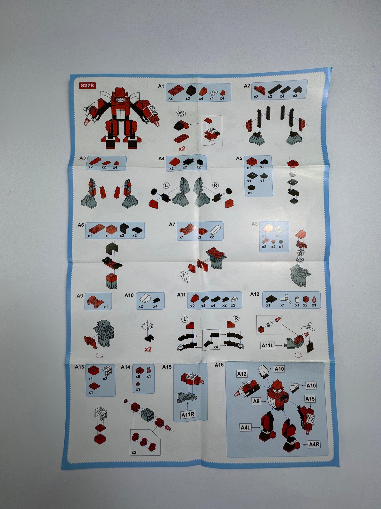 🤖 3-in-1 Transforming Robot Builder Set (137 Pieces)
