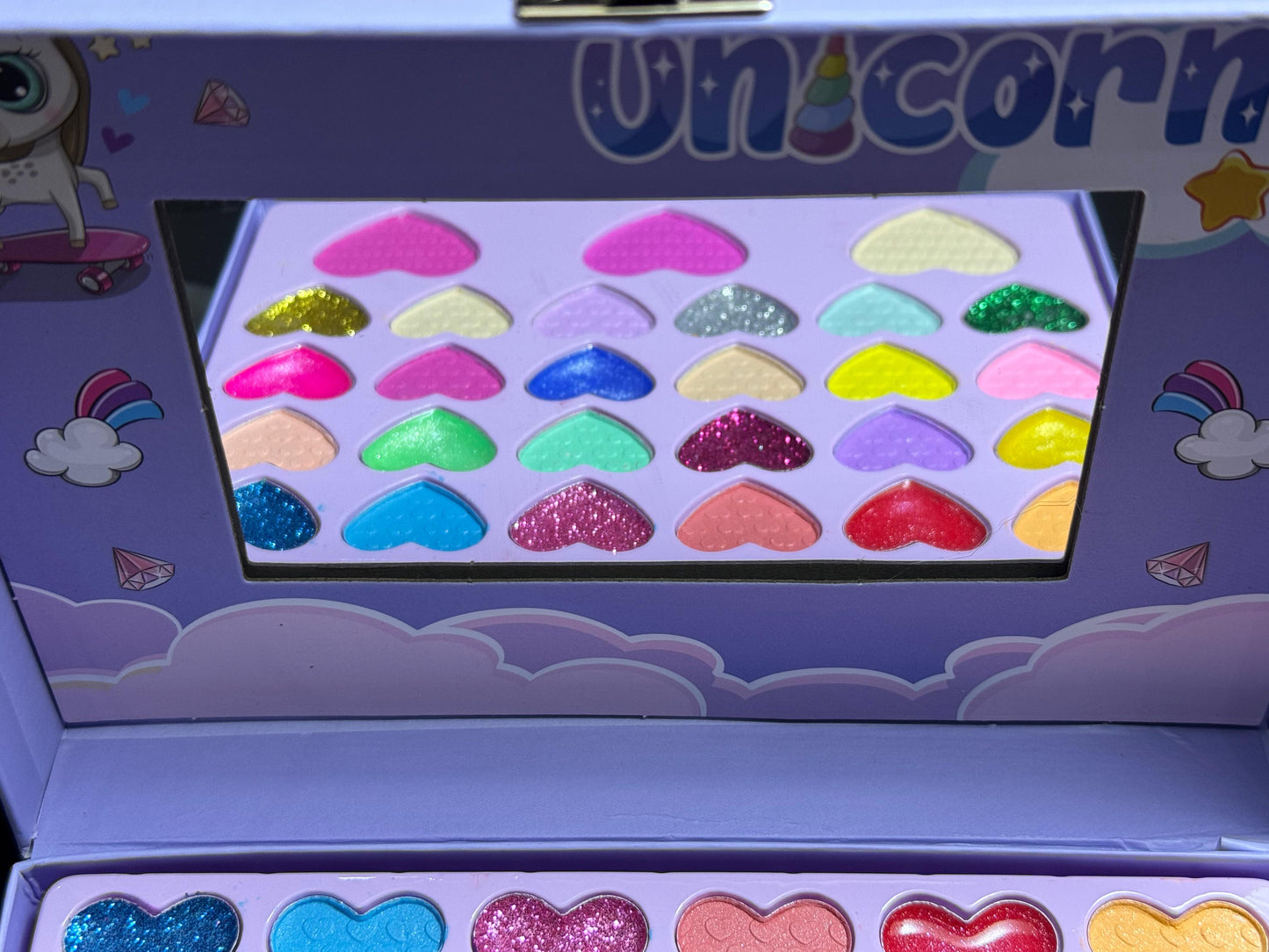 🦄 Magical Unicorn Makeup Box – Sparkle, Shine & Believe! 💄🌈