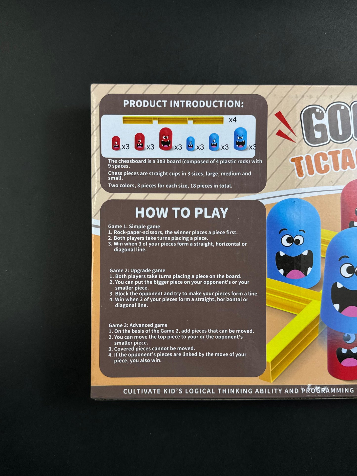 Gobble Monsters: Tic Tac Toe Showdown