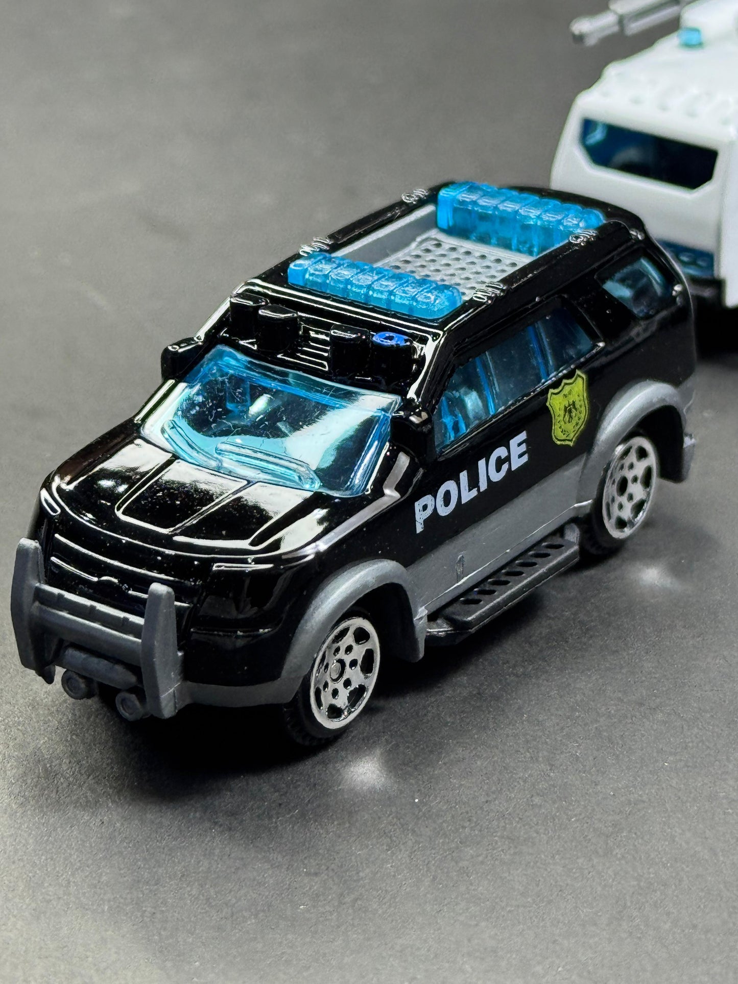 Alloy Police Force Car Set (6-Pack)
